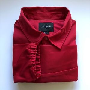 Smart Red Windbreaker